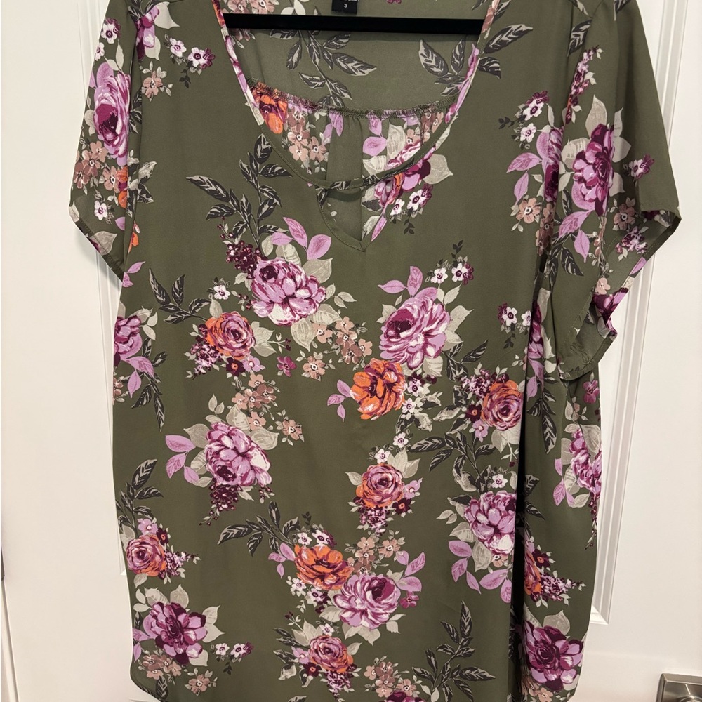 Torrid Green Relaxed Blouse